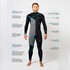 Traje De Neopreno Completo Gul Flexor Yulex De 5/4 Mm Con Costura Invisible Y Cremallera En El Pecho - Negro Fx1221