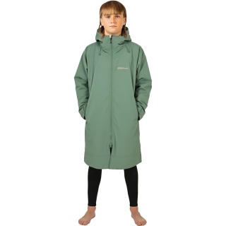 Poncho Impermeable Con Capucha Gul Junior Evo Robe 2026 - Verde/Taupe