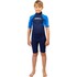 Traje De Neopreno Corto Gul Junior G-Force Natur 3/2 Mm 2026 - Azul Marino/Azul Gf3307