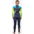 Traje De Neopreno Gul Junior Response 3/2 Mm Con Cremallera Trasera - Azul Marino/Lima Re1322