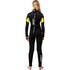 Traje De Neopreno Gul Junior Response Natur 3/2 Mm Con Cremallera Trasera 2026 - Negro/Lima Re1322