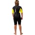 Traje De Neopreno Corto Gul Junior Response Natur 3/2 Mm 2026 - Negro/Lima Re3322