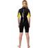 Traje De Neopreno Corto Gul Junior Response Natur 3/2 Mm 2026 - Negro/Lima Re3322