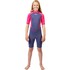 Traje De Neopreno Gul Junior Response Natur 3/2 Mm Shorty 2026 - Azul/Rosa Re3322