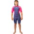 Traje De Neopreno Gul Junior Response Natur 3/2 Mm Shorty 2026 - Azul/Rosa Re3322