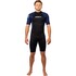 Traje De Neopreno Corto Gul G-Force 3/2 Mm Con Cremallera Trasera 2026 - Negro/Azul Marino
