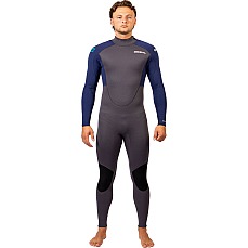 Traje De Neopreno Completo Gul Response Natur 3/2 Mm 2026 - Gris/Azul Re1321