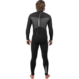 Traje De Neopreno Gul Response 4/3 Mm Con Cremallera Trasera Y Costura Invisible - Negro - Re1246