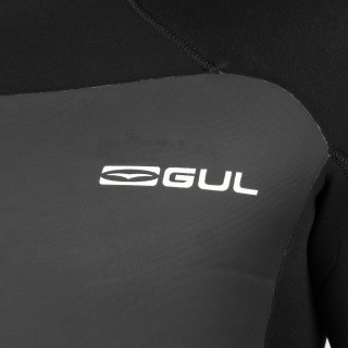 Traje De Neopreno Gul Response 4/3 Mm Con Cremallera Trasera Y Costura Invisible - Negro - Re1246