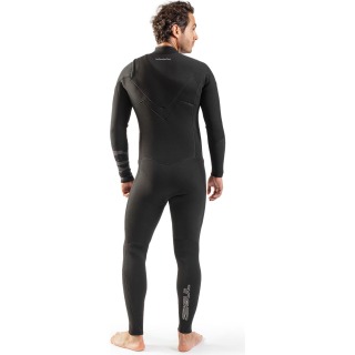 Traje De Neopreno Gul Response 5/4 Mm Con Cremallera En El Pecho Y Costura Invisible - Negro/Camuflaje Re1242
