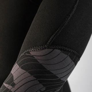 Traje De Neopreno Gul Response 5/4 Mm Con Cremallera En El Pecho Y Costura Invisible - Negro/Camuflaje Re1242