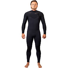 Traje De Neopreno Gul Viper Yamamoto De 5/4 Mm Con Cremallera Trasera Y Costura Invisible - Negro Vr1224