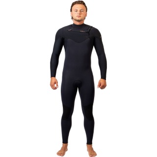 Traje De Neopreno Completo Gul Viper Yamamoto 5/4Mm Con Cremallera Frontal Y Costuras Invisibles - Negro Vr1224