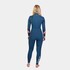 Traje De Neopreno Gul Response Echo De 3/2 Mm Con Cremallera Plana En El Pecho Para Mujer - Azul/Mármol Re1328