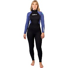 Traje De Neopreno Completo Gul G-Force Natur 3/2 Mm Para Mujer 2026 - Negro/Azul Gf1306