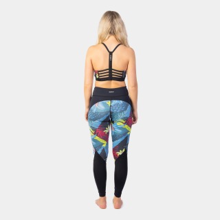 Sujetador De Neopreno Gul Luna7 Para Mujer - Tropical/Negro La0303