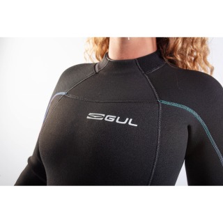 Traje De Neopreno Gul Response 5/3 Mm Bs Con Cremallera Trasera Para Mujer - Negro Re1229