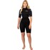 Traje De Neopreno Corto Gul Response Natur 3/2 Mm Para Mujer 2026 - Negro/Scatterpalm Re3318