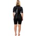 Traje De Neopreno Corto Gul Response Natur 3/2 Mm Para Mujer 2026 - Negro/Scatterpalm Re3318