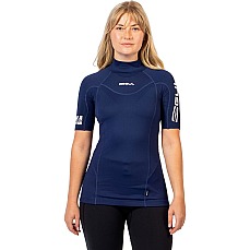 Rashguard De Manga Corta Gul Para Mujer  - Azul Rg0330