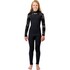 Traje De Neopreno Gul Junior Flexor Yulex 5/4 Mm Con Cremallera Frontal 2026 - Negro/Gris Humo Fx1229