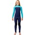Traje De Neopreno Gul Junior Flexor Yulex 5/4 Mm Con Cremallera Trasera 2026 - Azul/Cian Fx1230