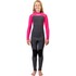 Traje De Neopreno Gul Junior Flexor Yulex 5/4 Mm Con Cremallera Trasera 2026 - Gris/Rosa Fx1230