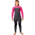 Traje De Neopreno Gul Junior Flexor Yulex 5/4 Mm Con Cremallera Trasera 2026 - Gris/Rosa Fx1230