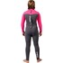 Traje De Neopreno Gul Junior Flexor Yulex 5/4 Mm Con Cremallera Trasera 2026 - Gris/Rosa Fx1230