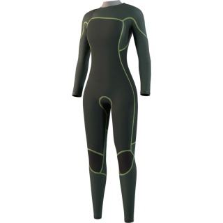 Traje De Neopreno Mystic Evolve 4/3 Mm Con Cremallera En El Pecho Para Mujer - Negro 250040