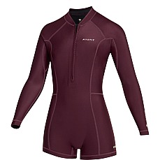 Traje De Baño Mystic Lunar 2/2 Mm Con Cremallera Frontal Para Mujer - Rojo Sangre 260070