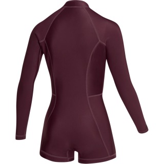 Traje De Baño Mystic Lunar 2/2 Mm Con Cremallera Frontal Para Mujer - Rojo Sangre 260070