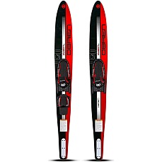 Esquís acuáticos combinados Obrien Celebrity de 64" y fijaciones X7 (modelo ) - Rojo Esquís acuáticos combinados Obrien Celebrity de 64" y fijaciones X7 (modelo ) - Rojo