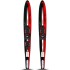 Esquís acuáticos combinados Obrien Celebrity de 64" y fijaciones X7 (modelo 2026) - Rojo