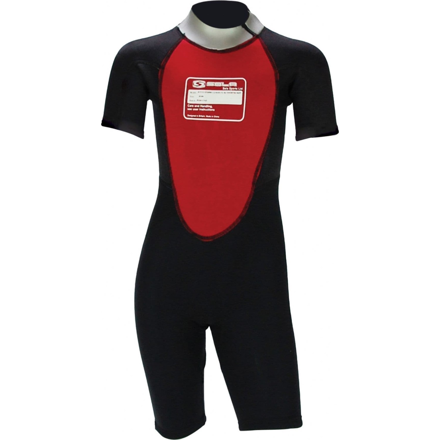 Traje De Neopreno Corto Sola Junior Storm 3/2 Mm - Azul Acero A1723