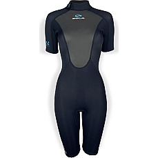 Traje De Neopreno Corto Sola Ignite 3/2 Mm Para Mujer, Modelo 2026 - Negro