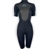 Traje De Neopreno Corto Sola Ignite 3/2 Mm Para Mujer, Modelo 2026 - Negro
