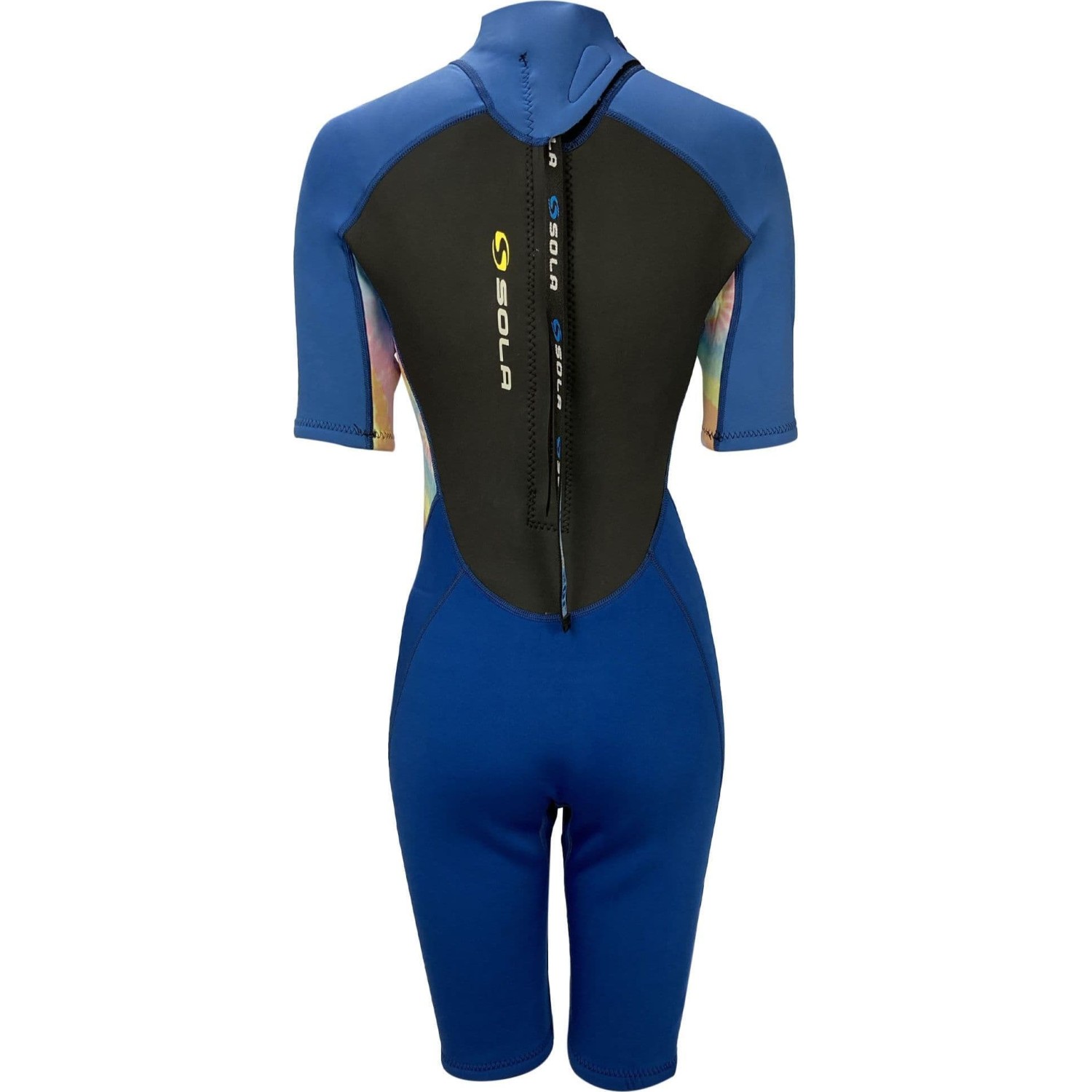 Traje De Neopreno Corto Sola Ignite 3/2 Mm Para Mujer, Modelo 2026 - Azul Tie Dye