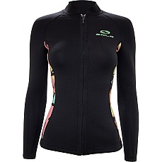 Chaqueta De Neopreno Sola Ignite Para Mujer - Estampado Floral De Verano A1750 Chaqueta De Neopreno Sola Ignite Para Mujer - Estampado Floral De Verano A1750
