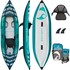Spinera Hybris 320 Kayak De Alta Presión Con Puntada De Caída Para Una Persona - Verde Azulado