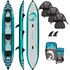 Spinera Hybris 475 Kayak De Alta Presión Con Puntada De Caída Para 3 Personas - Verde Azulado
