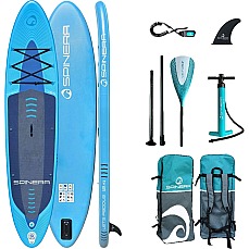 Paquete De Tabla De Sup Inflable Spinera Lets Paddle  - 12'4 Azul