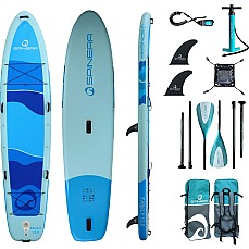 Paquete De Tabla De Paddle Surf Spinera Mega Family De 13 Pies (2026) - Azul