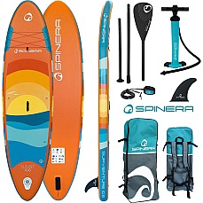 Paquete De Tabla De Sup Inflable Spinera Supventure  - 10,6'