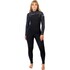 Traje De Neopreno Gul Flexor Yulex 3/2 Mm Con Cremallera En El Pecho Y Costura Invisible Para Mujer (2026) - Negro/Palma