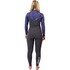 Traje De Neopreno Gul Flexor Yulex De 3/2 Mm Con Cremallera En El Pecho Y Costura Invisible Para Mujer (2026) - Gris/Tiebird