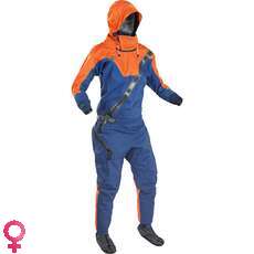Traje Seco Palm Para Mujer, Para Remo Y Kayak De Aventura, Color Azul Marino Mandarín