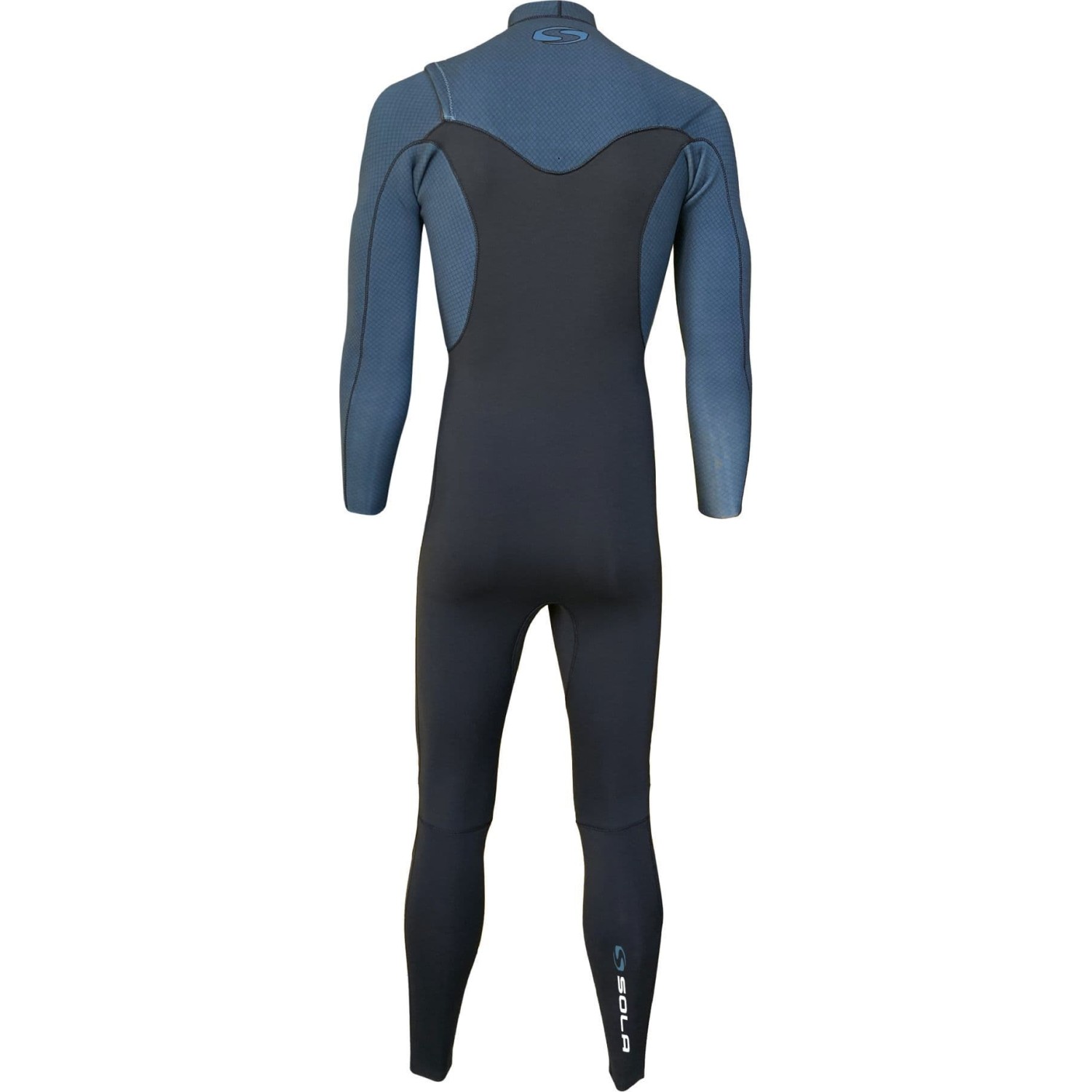 Traje De Neopreno Completo Sola H2O 3/2 Mm Con Cremallera Frontal Gbs - Azul Cruz A1630