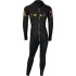 Traje De Neopreno Sola Kids Fire 5/4 Mm Con Cremallera Trasera - Negro A1508