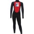 Traje De Neopreno Sola Kids Fire 5/4 Mm Con Cremallera Trasera - Negro A1508